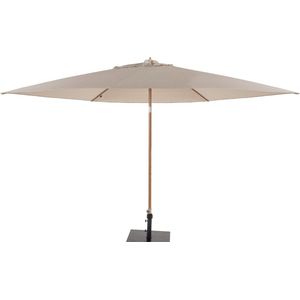 4Seasons Azzurro kleine tuinparasol houtlook/zand