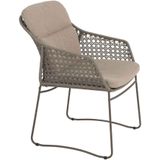 4 Seasons Moretti lounge dining stoel - bruin