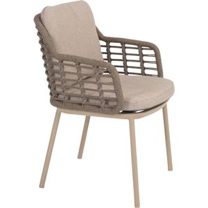 4 Seasons Outdoor - Puglia - Tuinstoel - Latte - All Weather Kussens