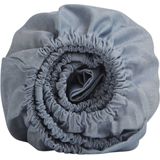 Yumeko - Hoeslaken - Blauw - Katoen TENCEL™ - 180x200x30