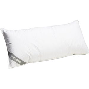 Yumeko hoofdkussen gerecycled dons 40x80 medium - Biologisch & ecologisch