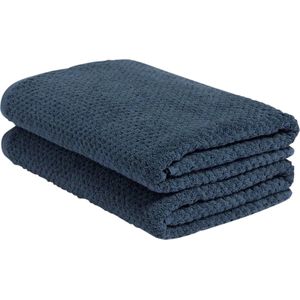 Yumeko douchelakens dots blauw 70x140 - 2 st