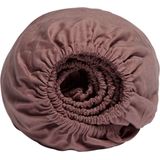 Yumeko - Hoeslaken - Poederroze - Katoen TENCEL™ - Biologisch