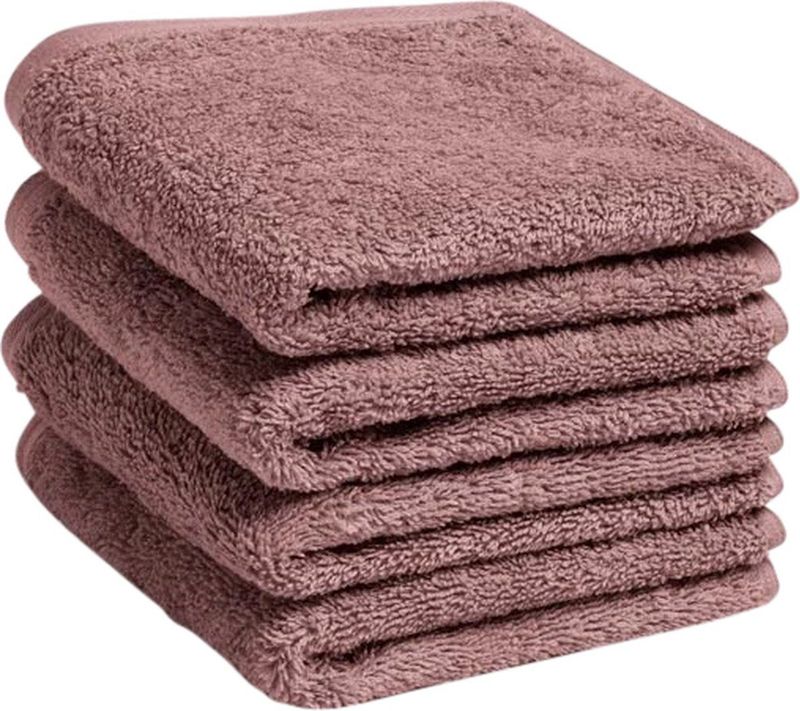 Yumeko gastendoekjes terry poederroze 30x50 - 4 st