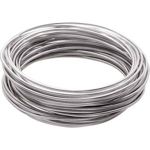 Aluminium Wire (1.5 mm) Antiek Zilver (10 Meter)