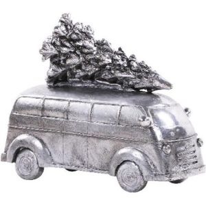Kerst Auto Tony Zilver Bus L