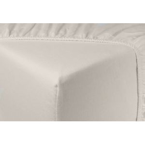 Hoeslaken flanel - 100% katoen - 180x200 - crème