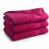 DoubleDry Handdoek Hotel Collectie - 3 stuks - 70x140 - roze