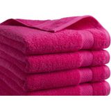 DoubleDry Handdoek Hotel Collectie - 3 stuks - 70x140 - roze