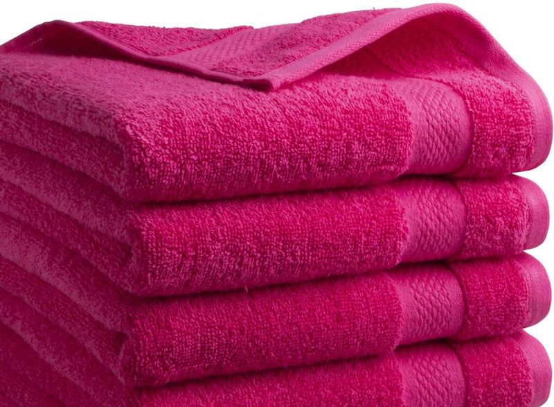 DoubleDry Handdoek Hotel Collectie - 3 stuks - 70x140 - roze