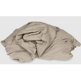 Topper Spannbettlaken Kayori Shizu Taupe (Jersey)-2-personen (140/160 x 200/210/220 cm)