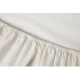 Spannbettlaken Kayori Shizu Creme (Perkal)-140 x 200 cm