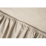 Kayori - Shizu - Split Topper Hoeslaken - Bruin - 100% Percal Katoen