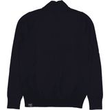 Butcher - Clifden - Gebreide Trui - Donkerblauw - Halfzip