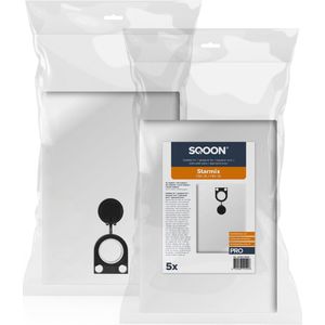 SQOON® PRO - Starmix FBV 25/35 | Dibo 411231 Stofzuigerzakken KLASSE-M - 5 STUKS