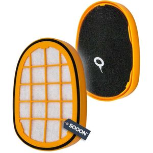 SQOON® Filter geschikt voor Philips SpeedPro Max 8000 serie - Gelijk aan model: FC5005/01, CP0663/01 - Vervangt origineel filter voor optimale stofopname en luchtcirculatie