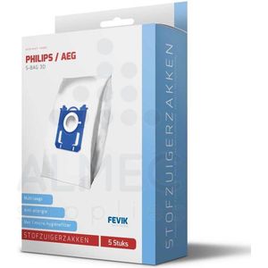 Fevik Stofzuigerzakken Philips S-Bag 3-D Pak A 5 Stuks Fevik