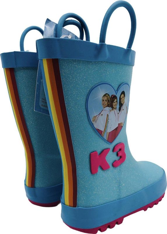 K3 Regenlaarsjes - Lichtblauw met Glitters