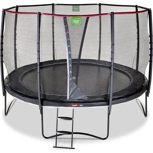 EXIT PeakPro trampoline rond ø366cm - zwart