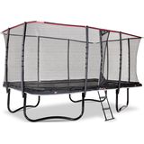 EXIT PeakPro trampoline rechthoek 275x458cm - zwart