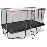 EXIT PeakPro trampoline rechthoek 275x458cm - zwart