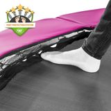 EXIT Silhouette Rechteckig 153x214cm (5x7ft) + Sicherheitsnetz Rosa