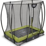 EXIT Silhouette inground trampoline 153x214cm met veiligheid