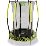 EXIT Tiggy junior Trampolin mit Sicherheitsnetz ø140cm - schwarz/grün
