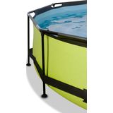 Zwembad Exit Frame Pool Afmeting244X76Cm (12V Cartridge Filter) Lime