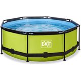 Zwembad Exit Frame Pool Afmeting244X76Cm (12V Cartridge Filter) Lime