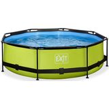 EXIT toys Lime zwembad ø300x76cm met filterpomp - groen