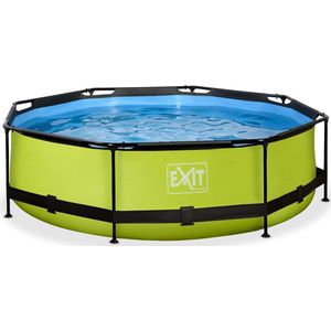Exit Lime zwembad ø300x76cm met filterpomp - groen