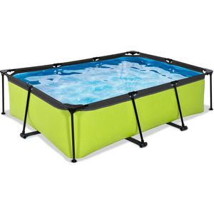 EXIT Lime zwembad - 220 x 150 x 65 cm - met filterpomp