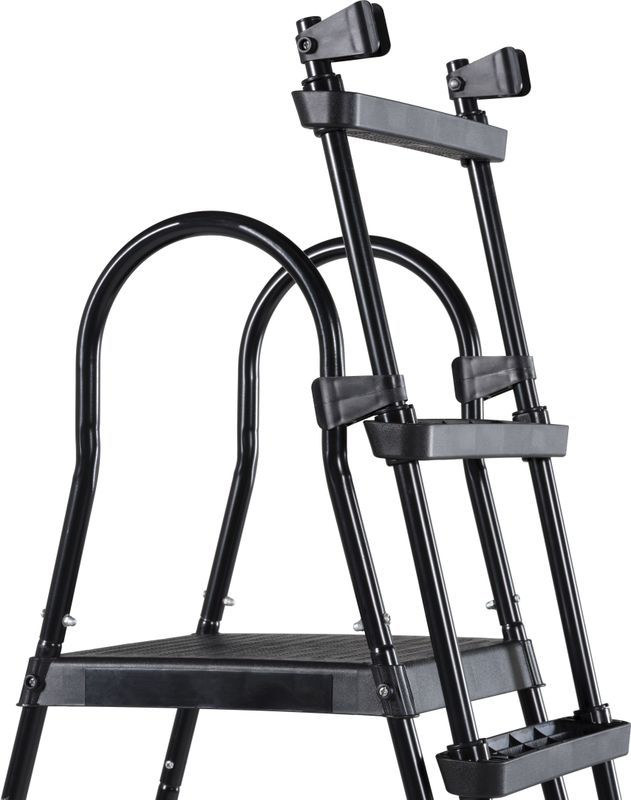 Sicherheitsleiter, für Pools, Grau, 122 cm