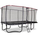 EXIT PeakPro trampoline rechthoek 244x427cm - zwart