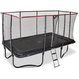 EXIT PeakPro trampoline rechthoek 244x427cm - zwart