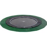 EXIT Dynamic groundlevel trampoline rond ø366cm - zwart