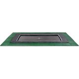 EXIT Dynamic groundlevel trampoline rechthoek 305x519cm - zwart