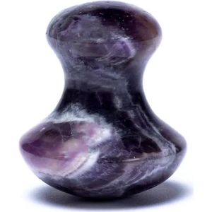 Spiru Paddenstoelvorm massage steen amethist (4 x 3,5 cm)