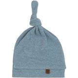 Baby's Only Baby Mutsje Met Knoop Melange Stonegreen