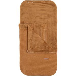 Baby's Only Voetenzak autostoel 0+ Sense - Caramel - Zachte rib corduroy stof - Geschikt voor drie- en vijfpuntsgordel