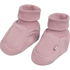 Baby's Only Slofjes Pure - Oud Roze - 0-3 mnd - 100% ecologisch katoen - GOTS