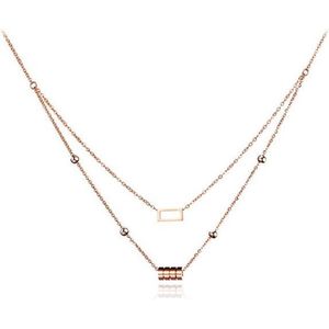 Cilla Jewels - Choker - Rose - Edelstaal - Jasseron Schakelketting