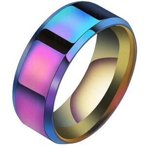 Heren ring Titanium Multicolor 8mm-23mm