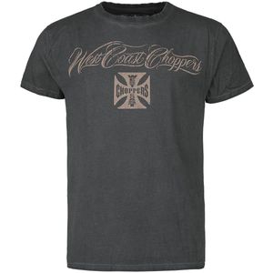 West Coast Choppers Eagle Crest T-shirt Met Korte Mouwen