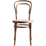 Fameg Vienna Thonet No.14 Houten Bistrostoel Naturel - Rotan Zitting