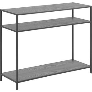Lisomme - Vic - Houten Sidetable - Zwart - 100 x 35 cm