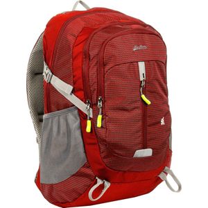 New Rebels ® Kinley - Rugtas - Schooltas - Vrijetijdstas - 35 Liter - Nylon - Rood