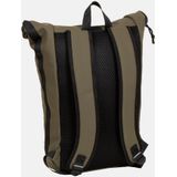 New Rebels Mart New York Olive 19L Rugtas Rolltop Waterafstotend Laptop 15.6