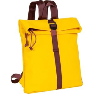 New Rebels ® Tim Rolltop Rugtas Small Yellow/Burgundy